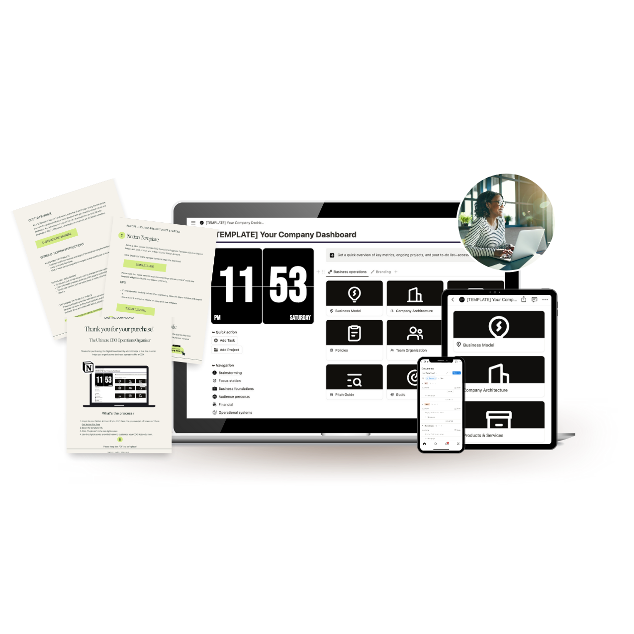 Notion CEO Operations Organizer (Digital COO)