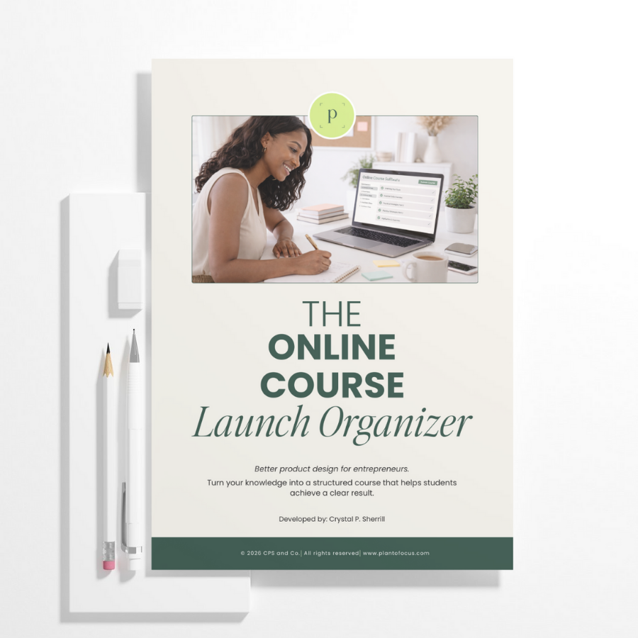 Online Course Launch Organizer