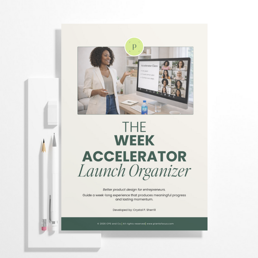 Week Accelerator Launch Organizer