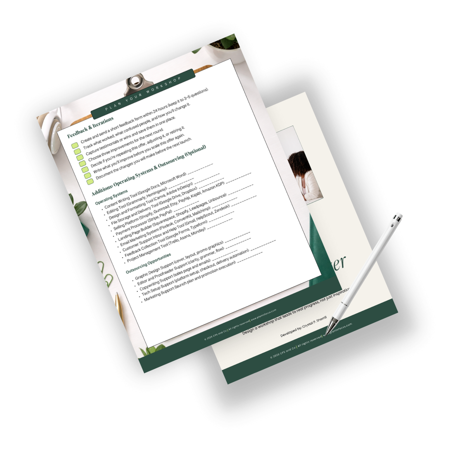 Workshop Launch Organizer